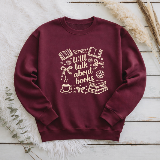 Will talk about books!