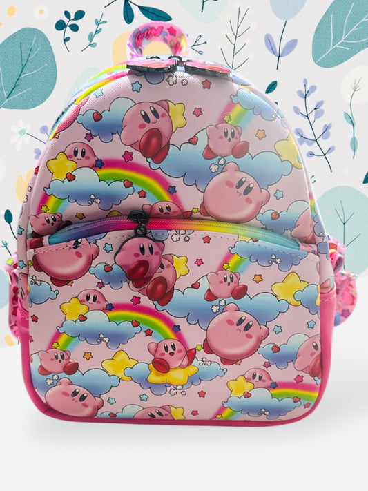 Pink puffball bag