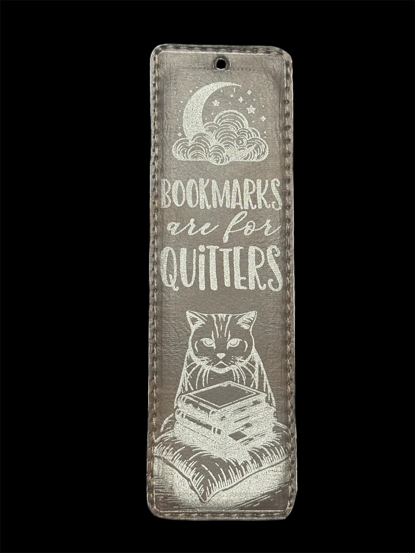Laser engraved bookmarks