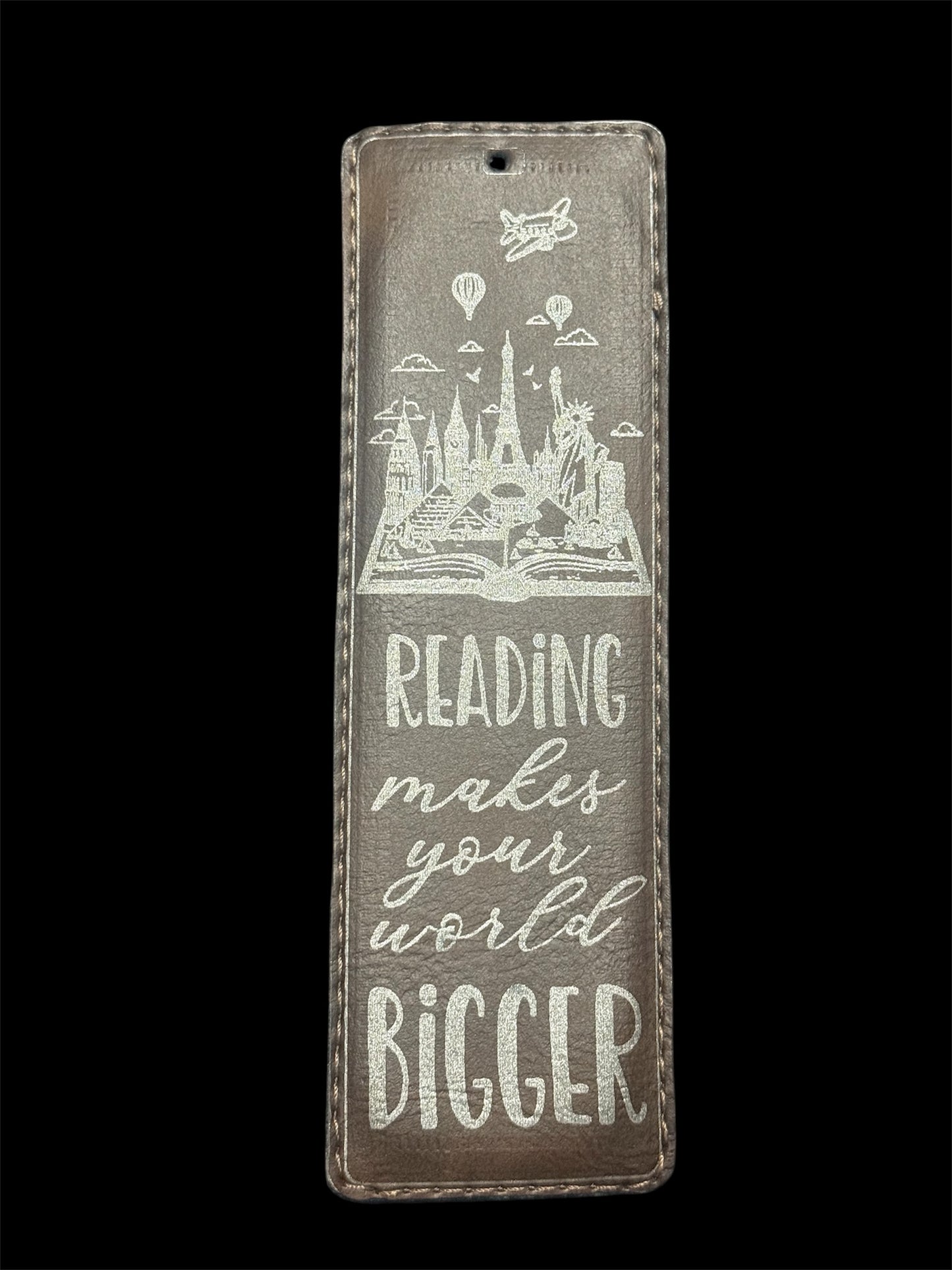 Laser engraved bookmarks