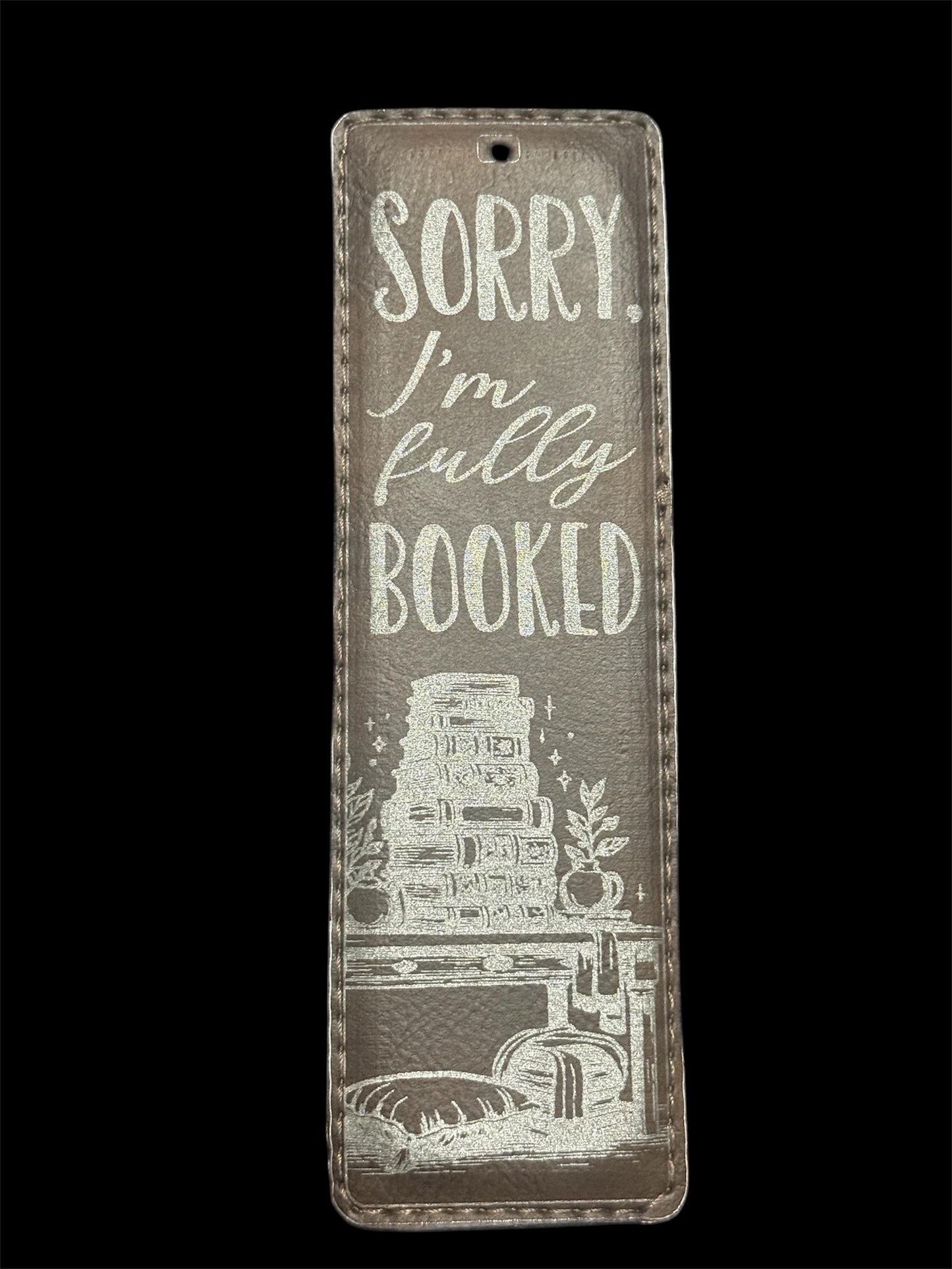 Laser engraved bookmarks