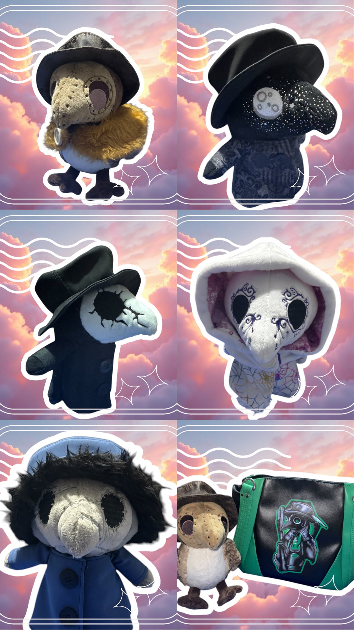 Plague doctor plush collectable