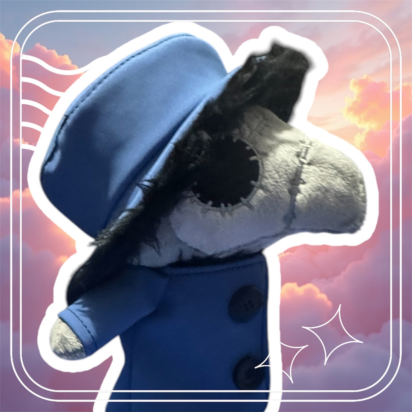 Plague doctor plush collectable