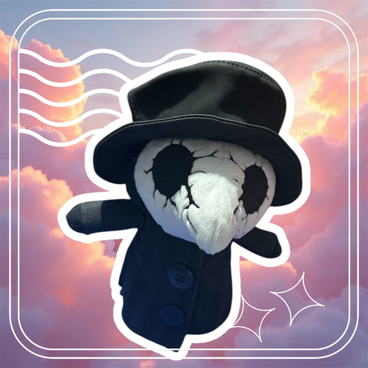 Plague doctor plush collectable