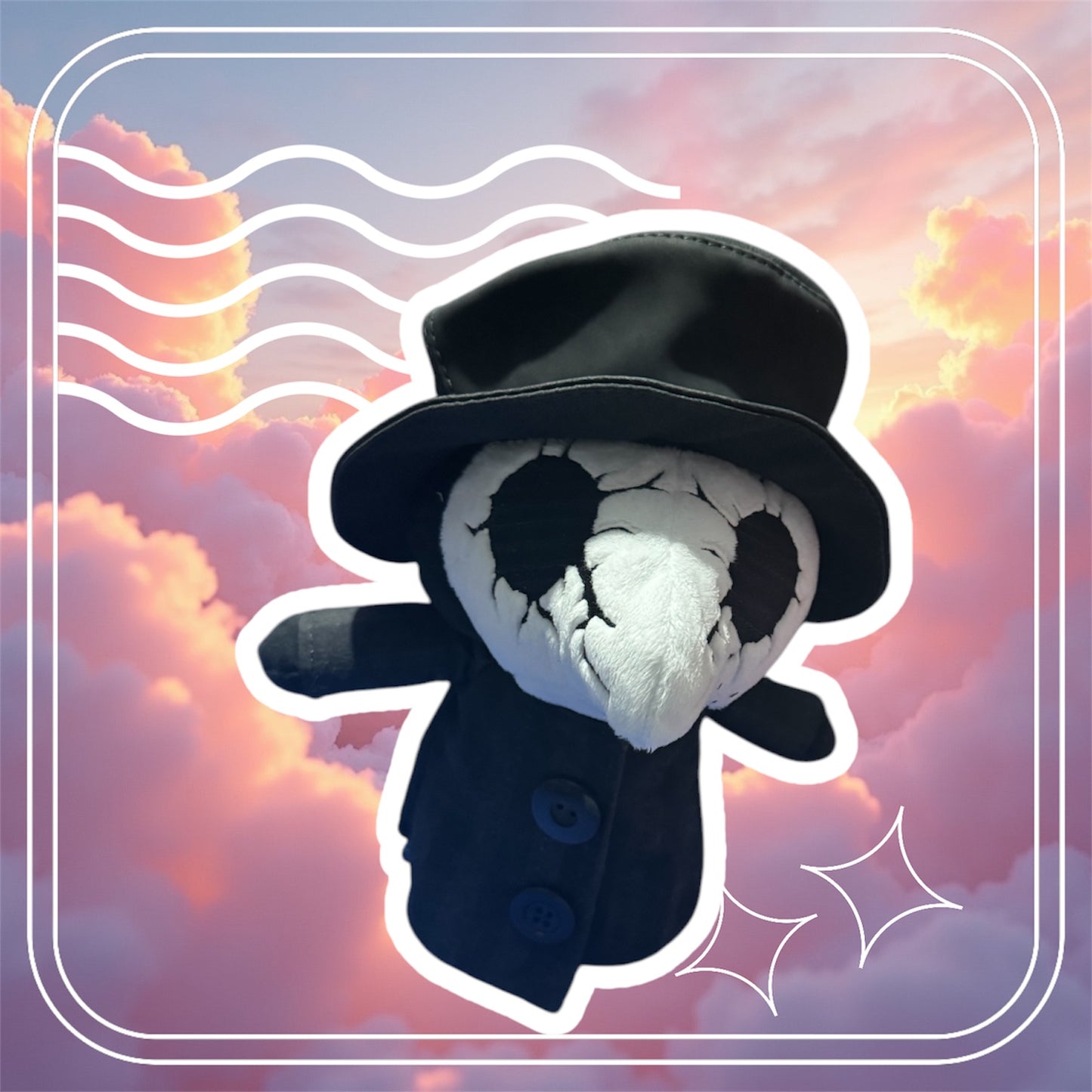 Plague doctor plush collectable