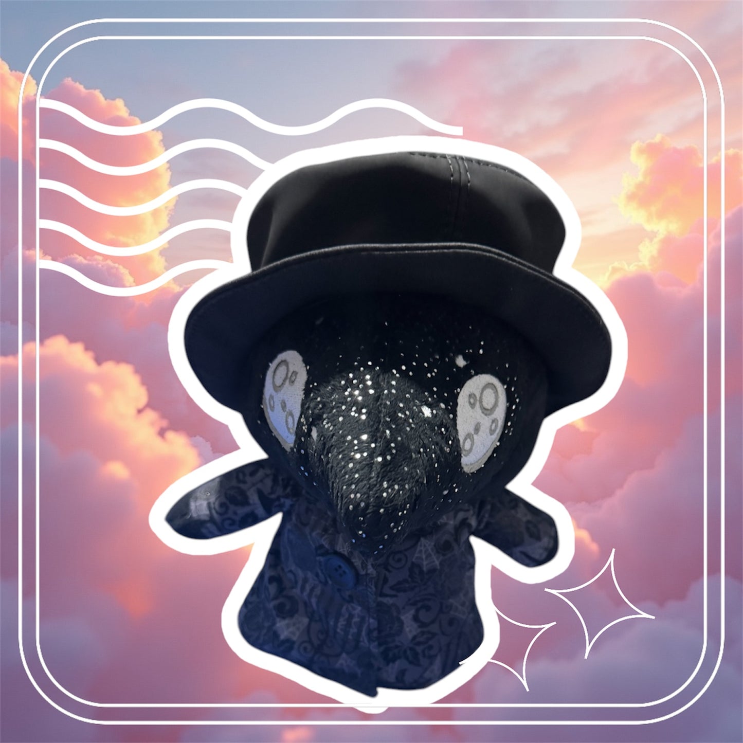 Plague doctor plush collectable