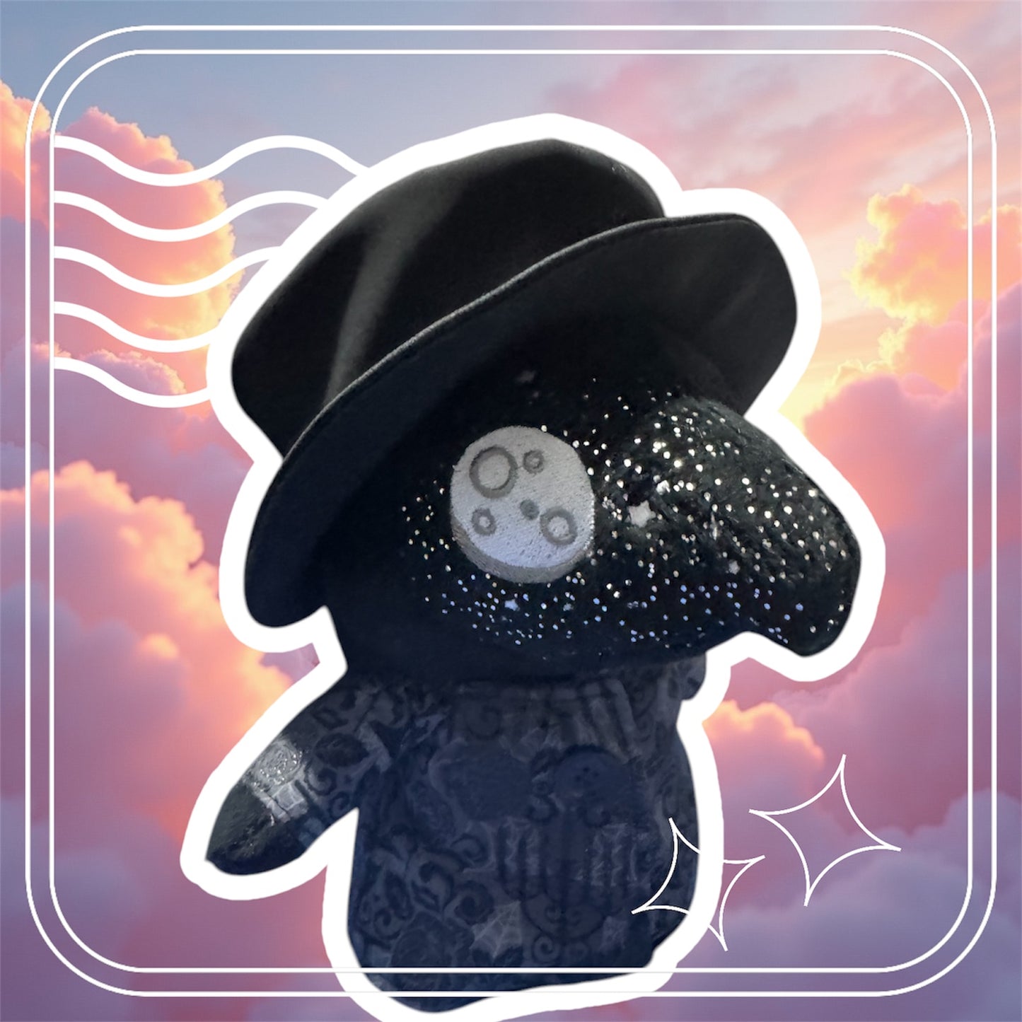 Plague doctor plush collectable