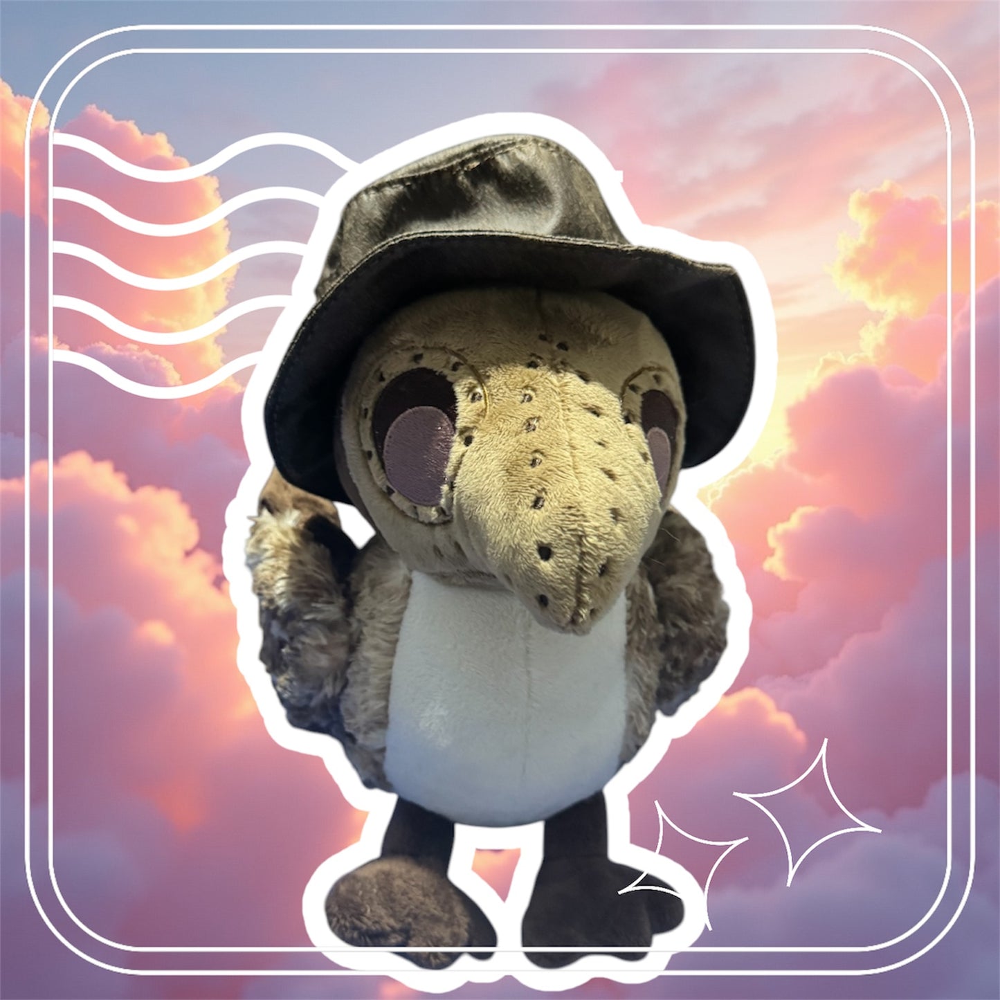 Plague doctor plush collectable