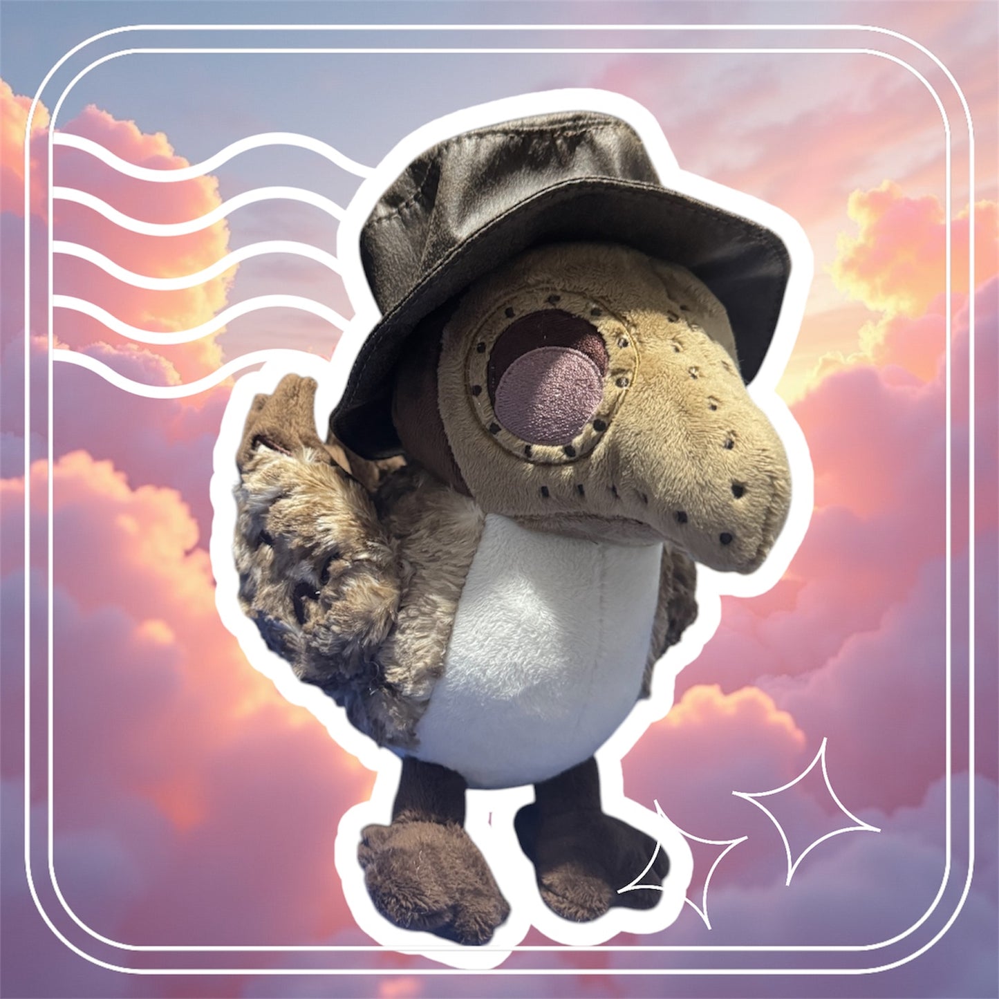 Plague doctor plush collectable