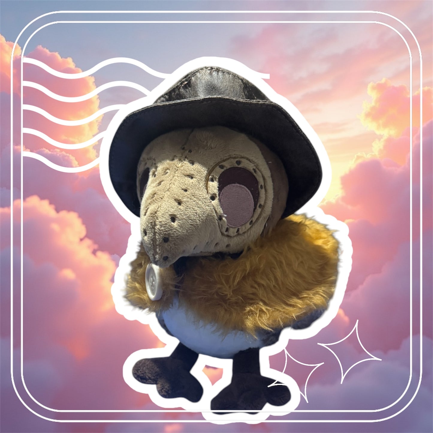 Plague doctor plush collectable