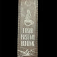 Laser engraved bookmarks