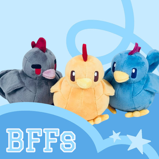 Plush collectible chicken